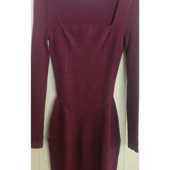 Jason Wu Square Neck Ribbed Knit Midi Dress Size Small ♡Ladies - Picture 5 of 13